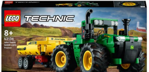 LEGO Technic John Deere 9620R 4WD Tractor (Set 42136)